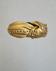 Juliana Marcs chain knot headband in gold