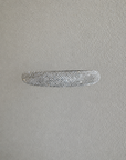 Juliana Marcs full crystal padded headband in silver