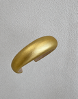 Juliana Marcs satin padded headband in gold, second view