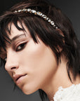 Balmain Crystal Gold & Silver Small Headband