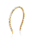 Balmain Crystal Gold & Silver Small Headband