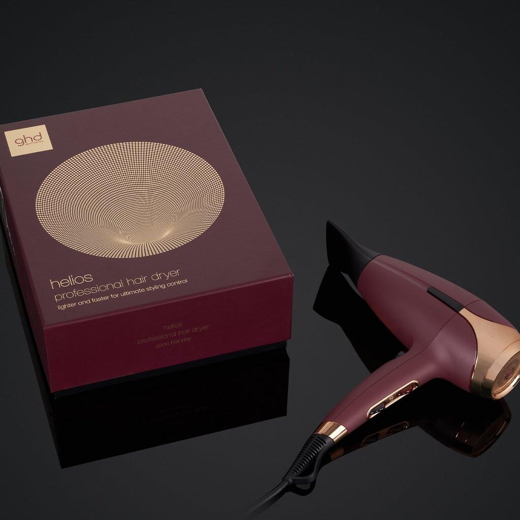 GHD Helios Hair Dryer in Plum