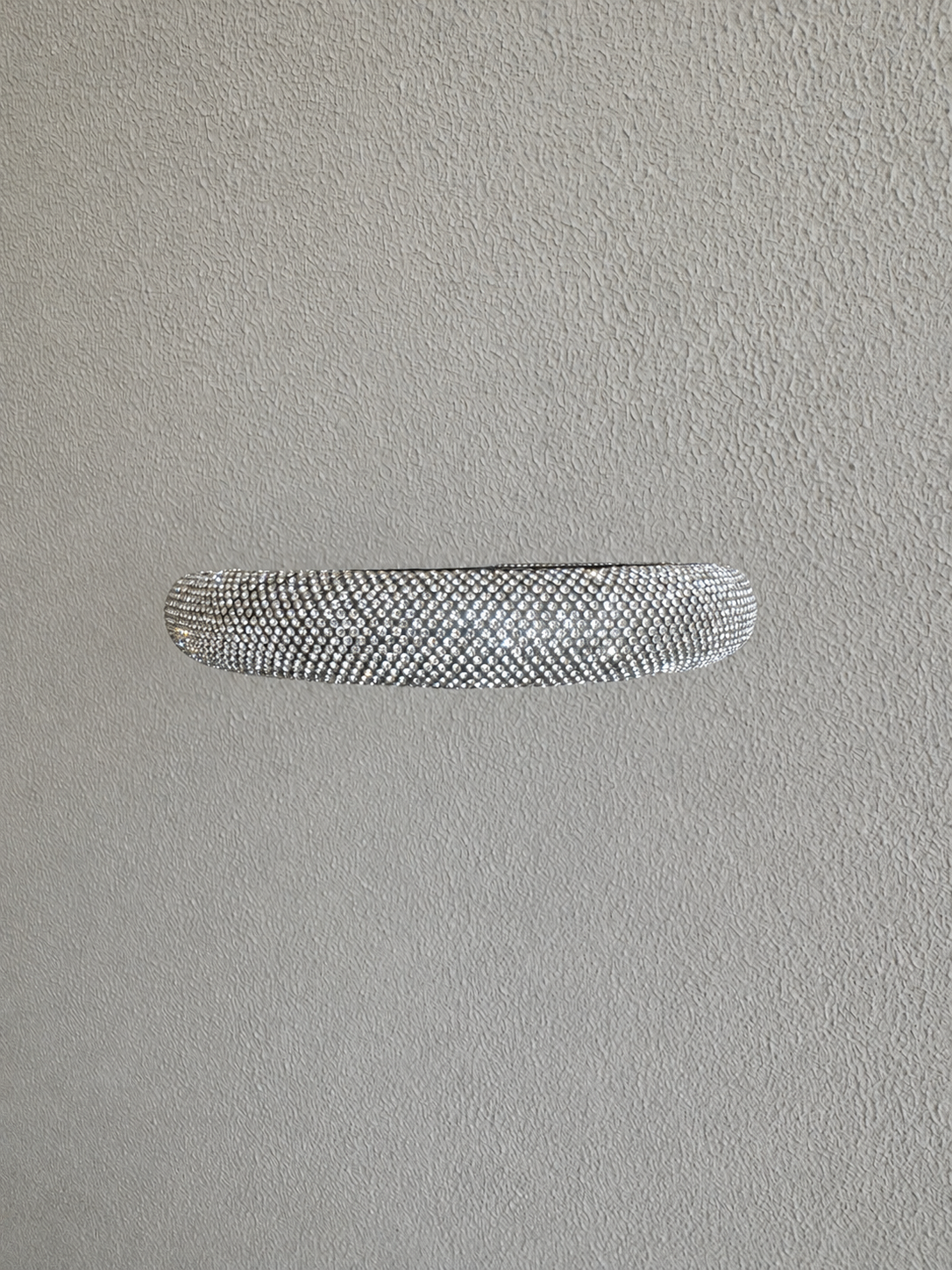 Juliana Marcs full crystal padded headband in silver