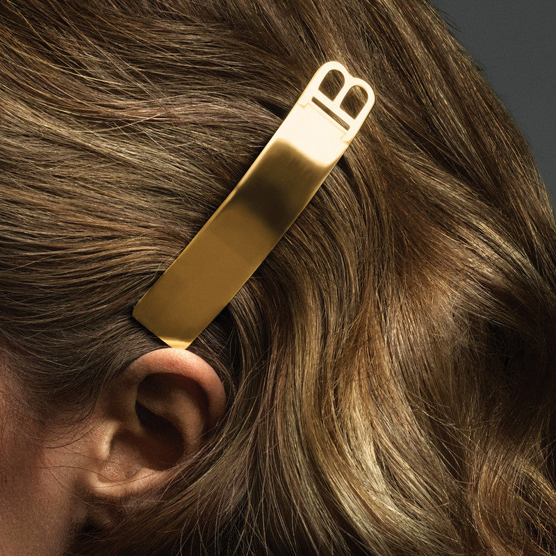 Balmain  Medium B Gold Barrette (Limited Edition)