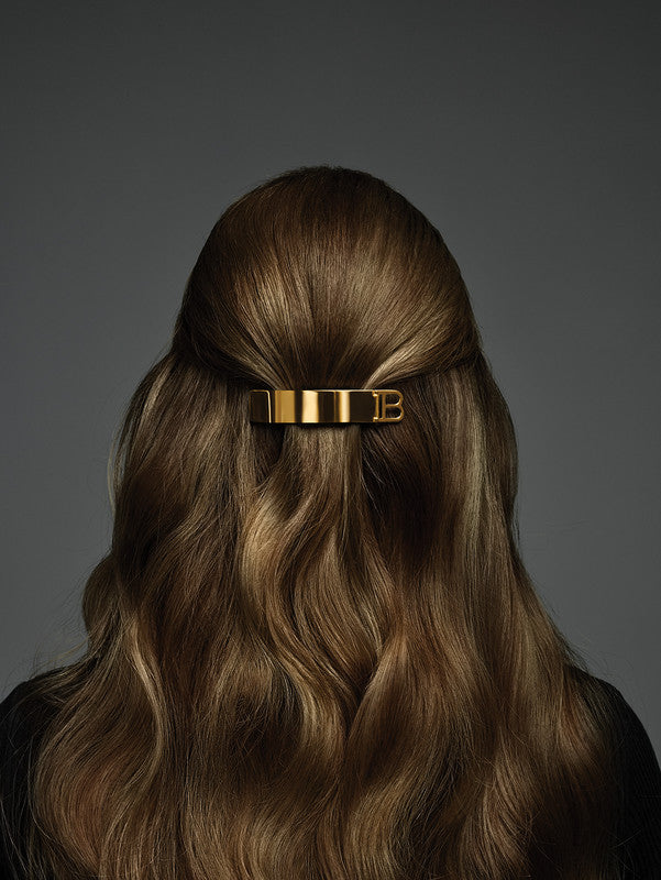 Balmain  Medium B Gold Barrette (Limited Edition)