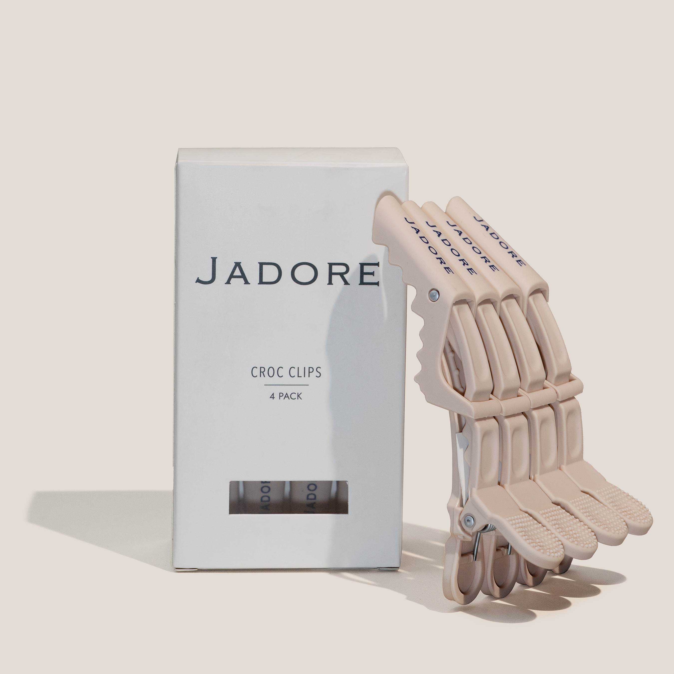 J'adore Styling Clips Beige 4 pack