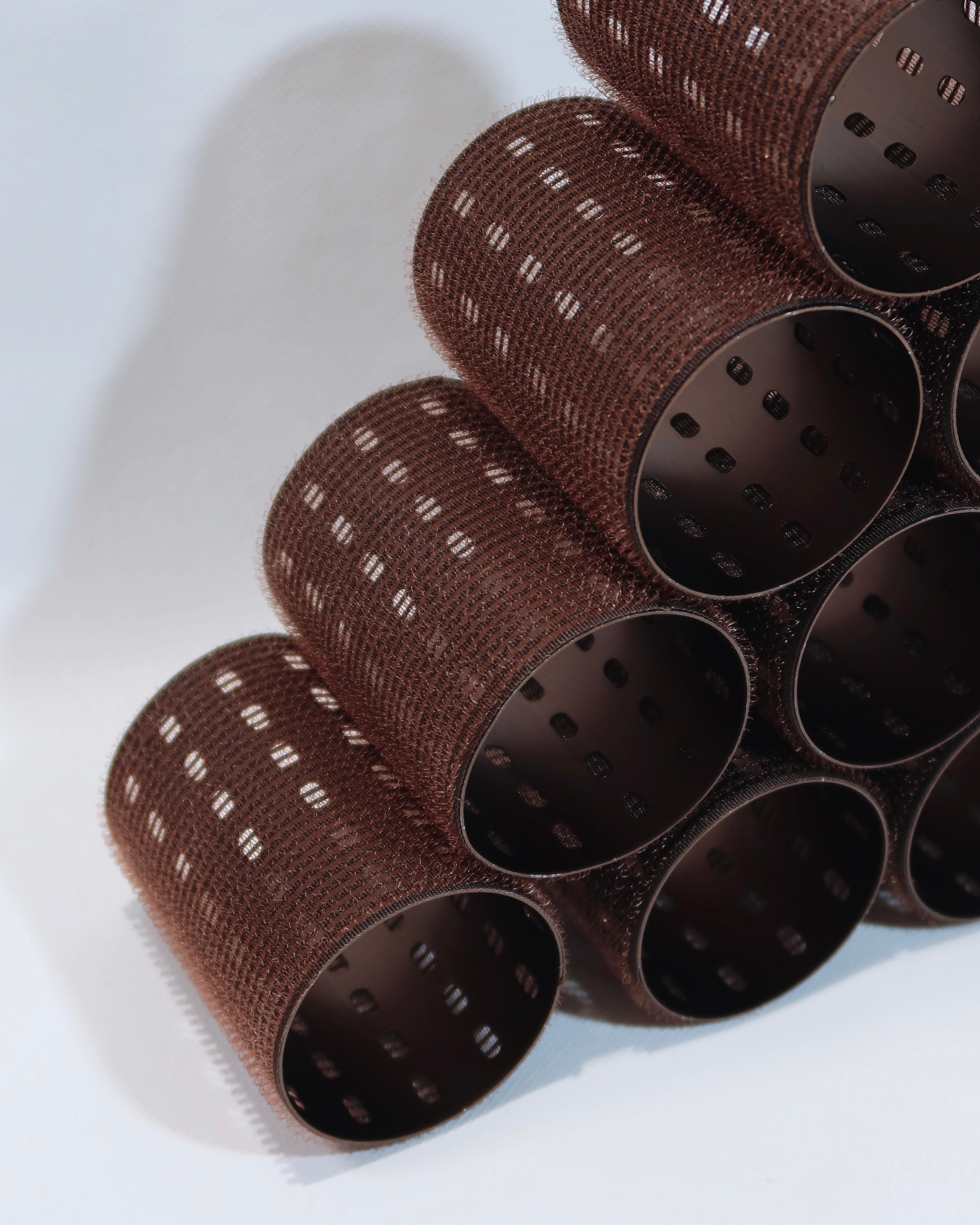Hello Bleach Walnut XL Rollers set contents
