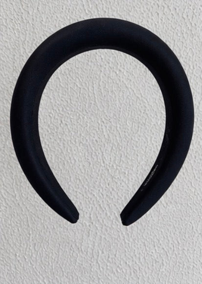 Juliana Marcs padded headband in black