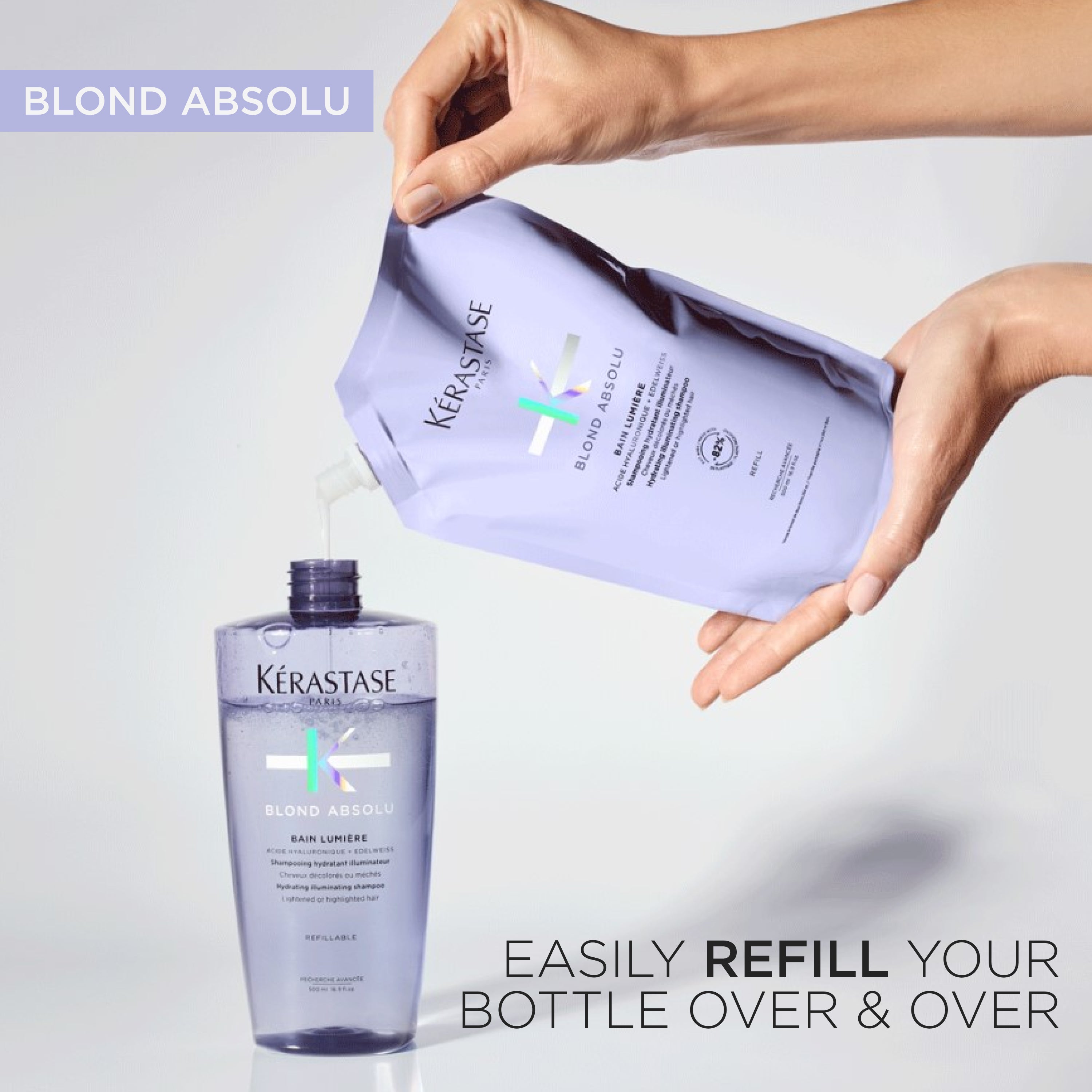 K BLOND BAIN LUM REFILL 500ML