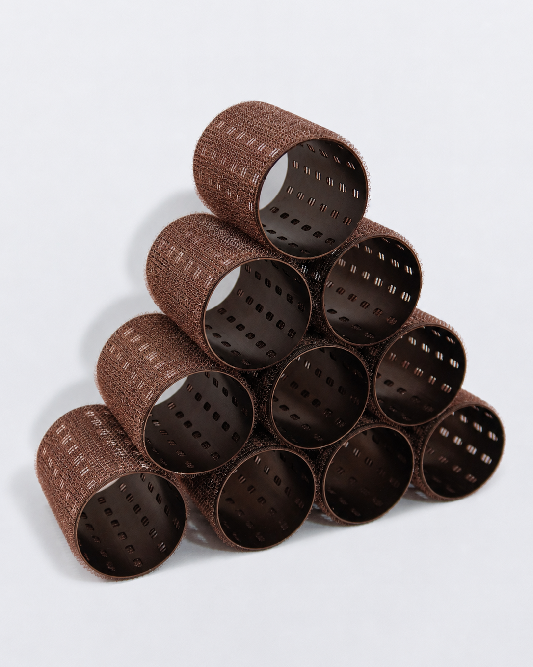 Hello Bleach Large Thermal Hair Rollers - Walnut