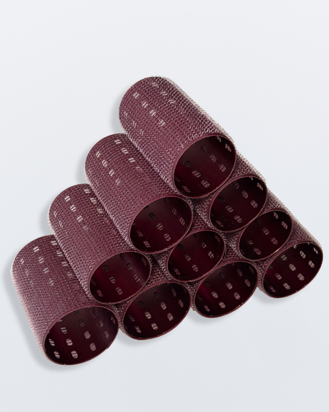 Hello Bleach L/XL Thermal Hair Rollers - Burgundy