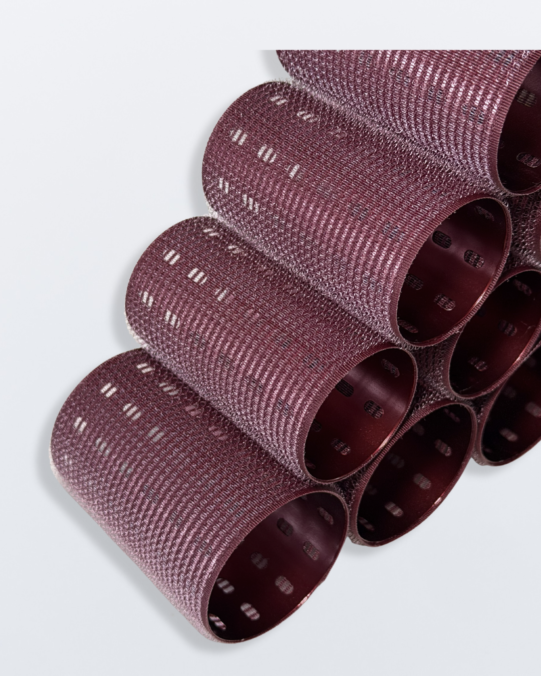 Hello Bleach Burgundy Rollers set contents