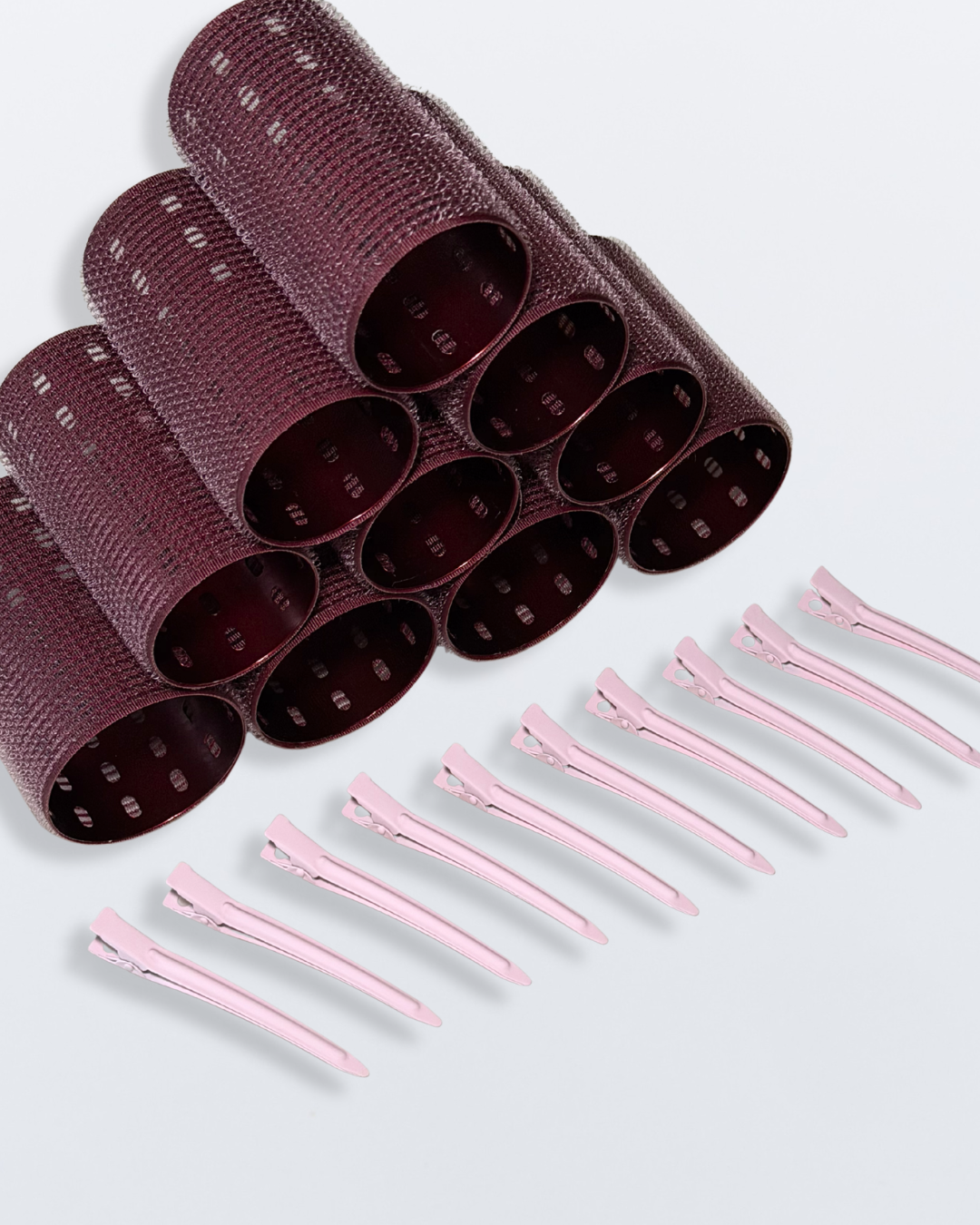 Hello Bleach Burgundy Rollers
