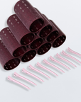 Hello Bleach Burgundy Rollers